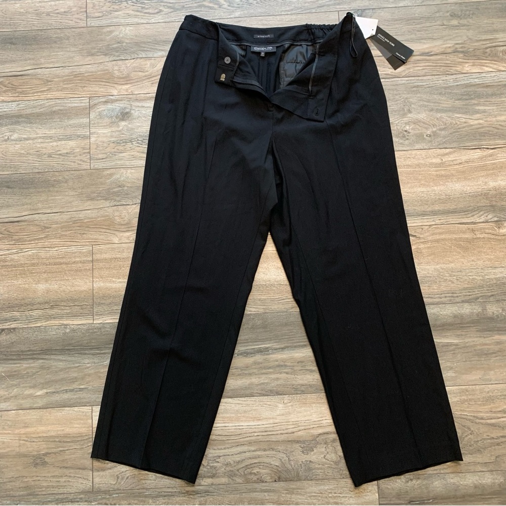 Jone’s New York Dress Pants Stretch Size 16W Black NWT